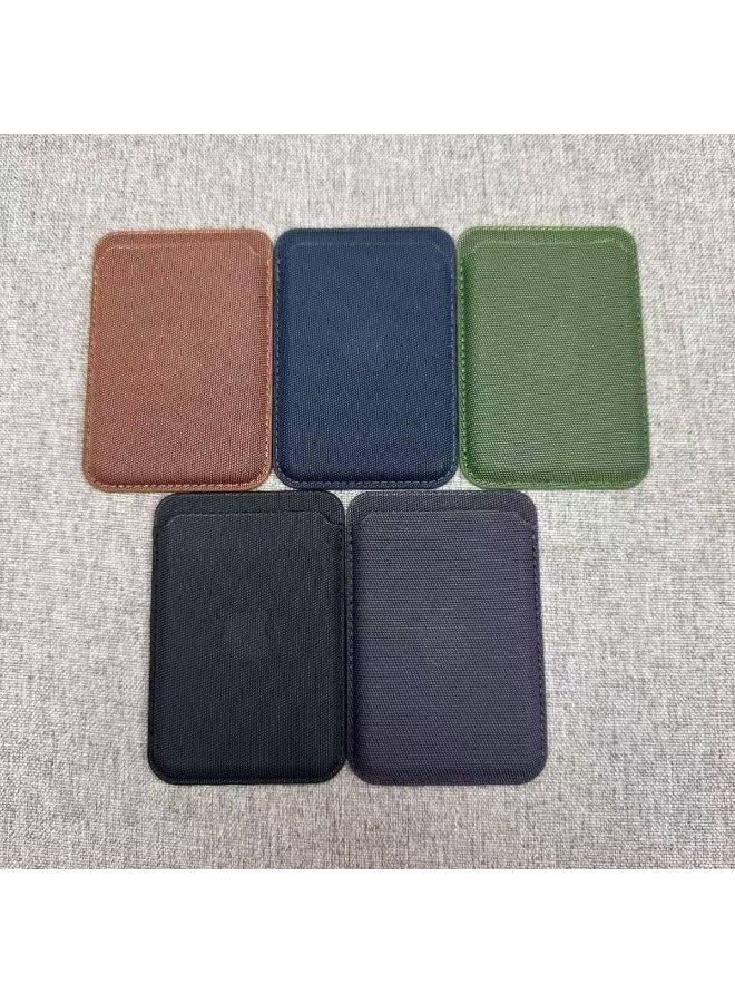 Ecosystem Offical Tecwoven Magnetic Wallet Compatible with MagSafe for iPhone 17 16 15 14 13 12 Pro Max Plus Model, None-Cutout Mag 3 Safe Card Holder Stick on for Apple Cell Phone (Navy Blue) - Image 2